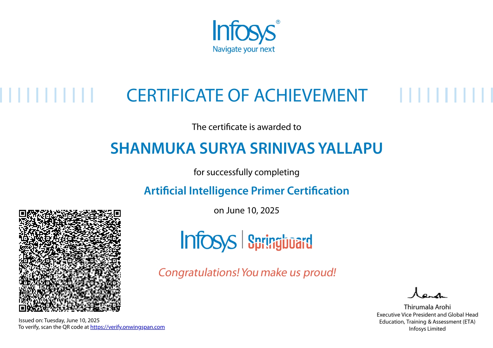 AI Primer Certification